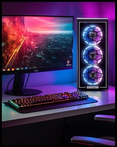 BEASTCOM Q5 Pro Gaming PC | AMD Ryzen 5 4500 6X 3,60GHz 12 Threads | NVIDIA RTX 3050 4GB | 32GB RAM | 1TB NVMe SSD | HDMI | WiFi 5 | Windows 11 Pro - RTX 3050 - 1TB NVMe SSD - Ryzen 4500 thumbnail 3
