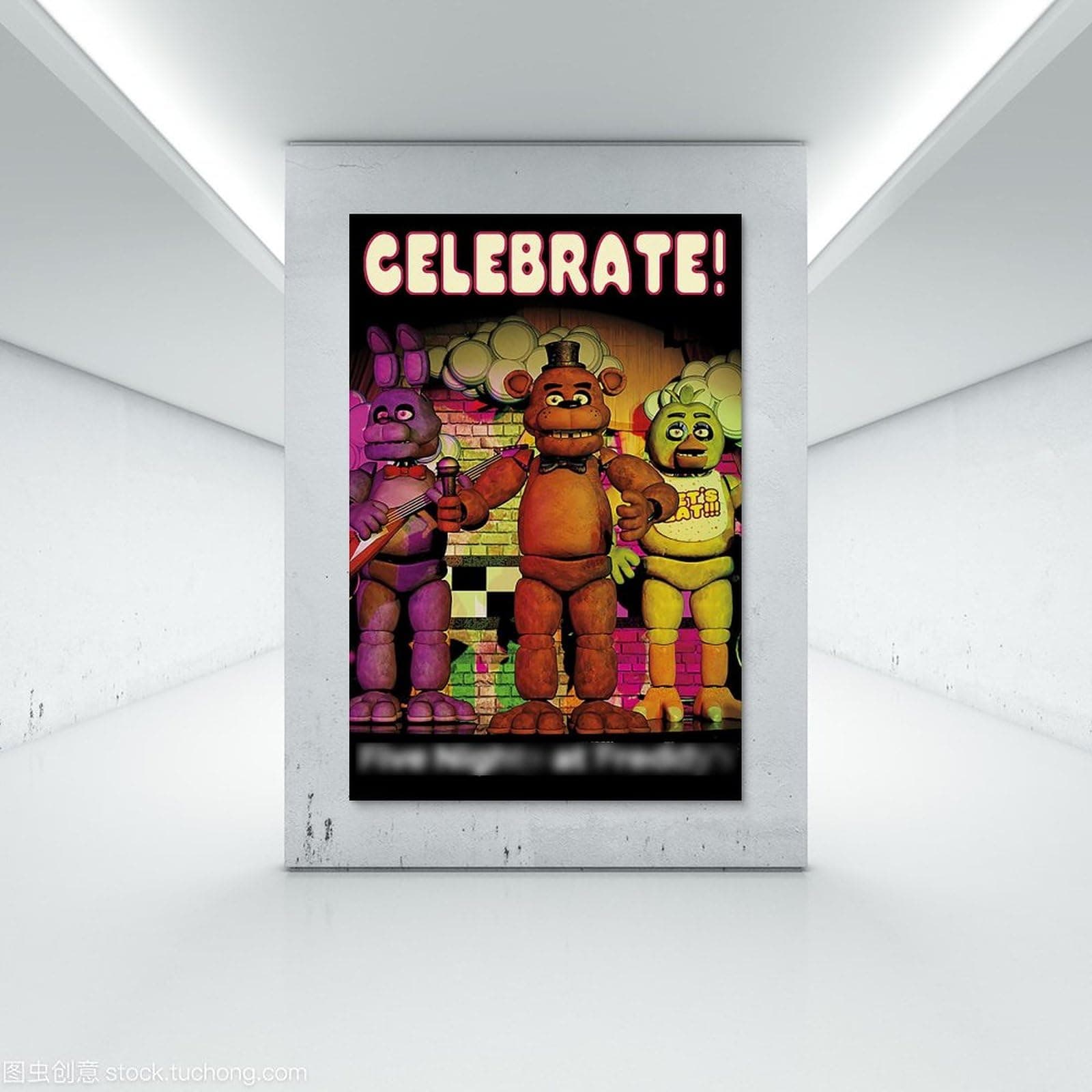 jongi FNAF Poster Poster Decorative Painting Canvas Wall Art Living Room Posters Bedroom Painting 08x12inch(20x30cm) thumbnail 7