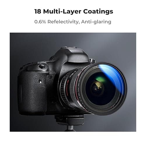 K&F CONCEPT 67mm Variable ND Camera Lens Filter ND2-ND400 (1-9 Stops) + Filter Cap + Cleaning Cloth 18 Multi-Layer Coatings Adjustable Neutral Density Ultra Slim for Camera Lenses(K-Series) thumbnail 6