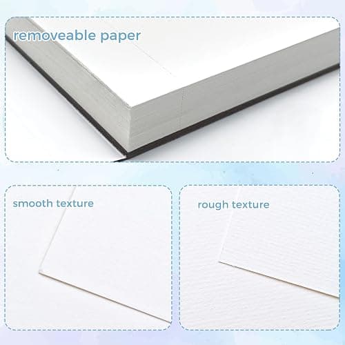 Artecho Watercolour Paper A4 Pad 40 Sheets with Watercolour Brush and Pencil, Water Colour Paper 300gsm, Art Paper Pad, Watercolour Sketchbook for Painting, Drawing, Sketching and Mixed Media thumbnail 4