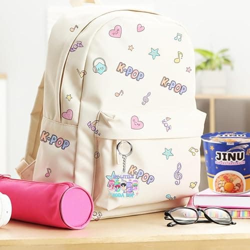 Luxifun K pop Gifts for Women Girls, Korea Pop Demon Keychain Merch Gifts, Cute Hunters Keyring Pendant for K-pop Fans thumbnail 6