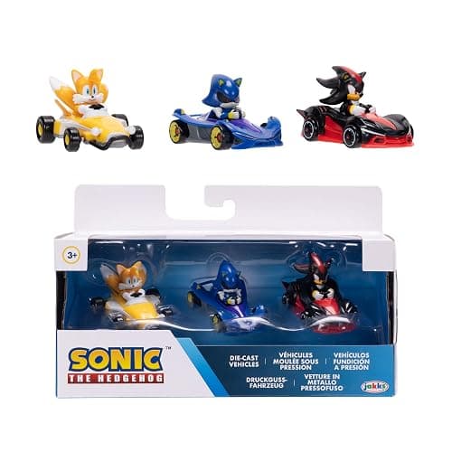 Sonic The Hedgehog 1:64 Die-cast Vehicles 3-Pack from Jakks Pacific's Wave 9 - Image 1