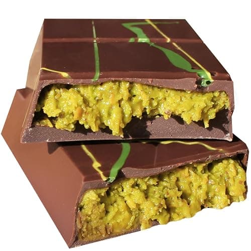 Ceres Gourmet Dubai Chocolate Bar Pistachio 3.5 Oz, Milk Chocolate Knafeh, Perfectly Portioned Packaging Dubai Chocolate, Premium Kunafa Chocolate Bars (3.5 Oz, Milk Chocolate) thumbnail 6