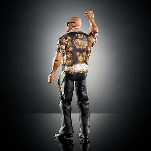 Mattel WWE Elite Action Figure & Accessories, Series #115 6-inch Collectible The Rock with 25 Articulation Points & Swappable Hands - The Rock thumbnail 6