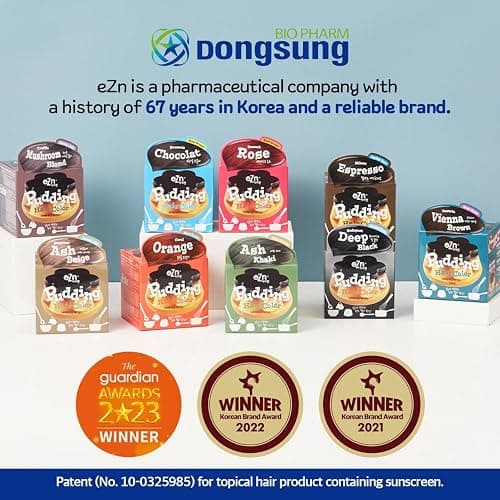 eZn Pudding Hair Dye, Ammonia-Free, Semi-Permanent DIY Korean Hair Dye Color with Keratin, Odorless Gentle for Sensitive Skin No Skin Irritation (Damask Rose) thumbnail 8