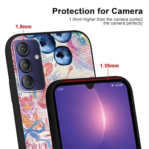 Zrutru 2 Pack Cartoon Collage Phone Case for Gabb Phone 4 Pro 6.5",Cute Kawaii Bow Floral Beach Ocean Pattern Cases Aesthetic Design,Bumper Protective Cover for Girls Women thumbnail 3