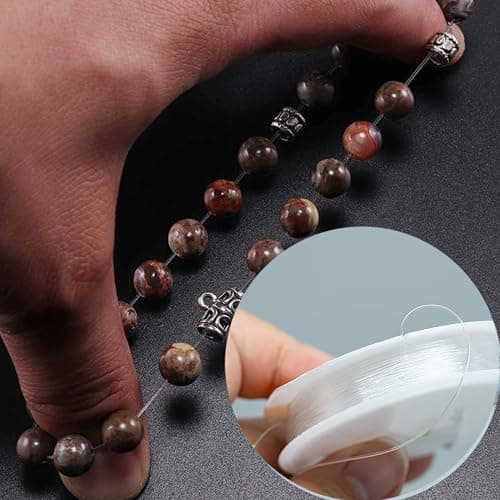 Clear Stretch Elastic 0.5mm 18 metres Elastic Beaded String for DIY Jewellery Making Necklace Bracelet Beading Thread thumbnail 5