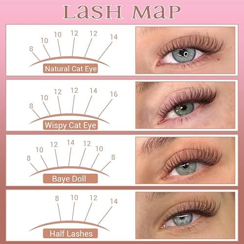 Brown Lash Clusters Natural Eyelash Clusters Invisible Band Brown Lash Extension C Curly Dark Brown Wispy Lash Extension DIY Individual Eyelash Extension by zanlufly thumbnail 2