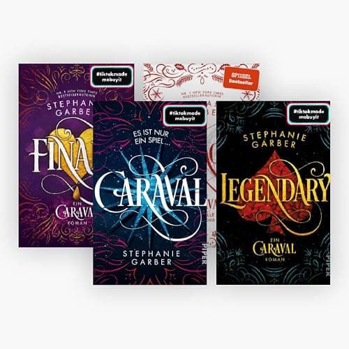Die Caraval-Serie Band 1-4 plus 1 exklusives Postkartenset - Image 1