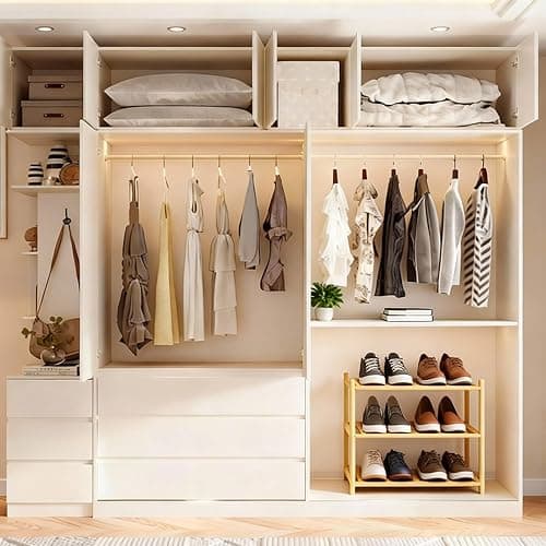 Akloya Small Shoe Rack, Multipurpose 3 Tier Shoe Organizers Rack，Small Bamboo Shelfs for Shoes, Plants, Books, Living Room, Hallway Bedroom, Bathroom (3 Tier) thumbnail 6