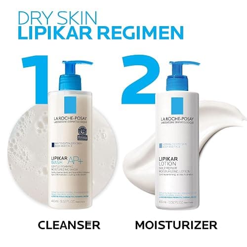 La Roche-Posay Lipikar Body Lotion Daily Repair Moisturizing Cream, Fragrance Free Body Moisturizer with Shea Butter, Body Lotion for Dry Skin, Moisturizing for Sensitive Skin thumbnail 6