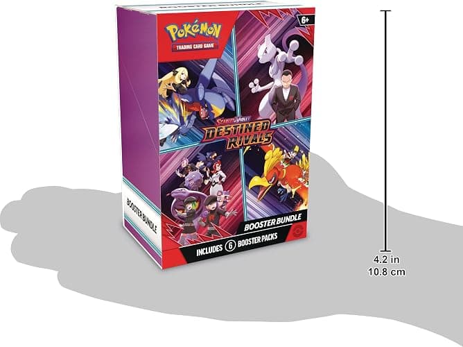Pokemon TCG: Scarlet & Violet - Destined Rivals Booster Bundle - 6 Packs thumbnail 2