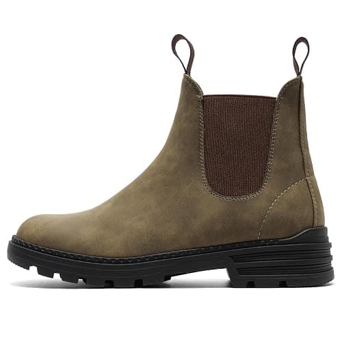 Cestfini Outdoor Chelsea Hiking Boots For Women | Slip-on lightweight design, water-resistant, non-slip, cushioned comfort for all-day wear thumbnail 3