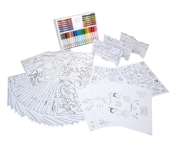 Crayola Dinosaur 5-in-1 Art Kit for Kids, Dinosaur Toys, Kids Art Set, Dinosaur Gift for Boys & Girls, Ages 4+ thumbnail 3