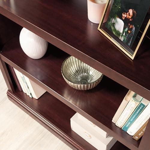 Sauder Miscellaneous Storage 3-Shelf Bookcase/ Book shelf, Select Cherry finish - Select Cherry Finish thumbnail 9