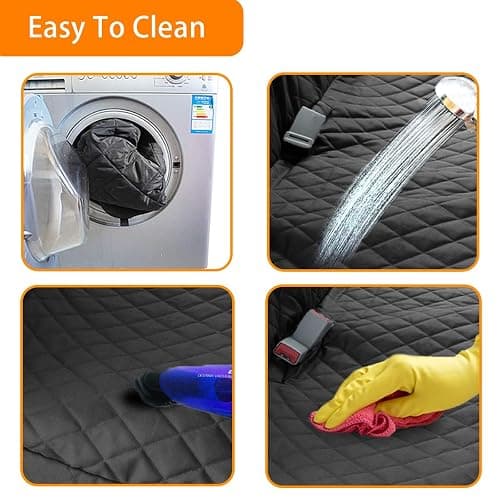 Honest Dog Car Seat Covers, Dog seat Cover with Side Flap for Cars, Trucks, and Suv's - Waterproof & Nonslip Pet Seat Cover for Backseat thumbnail 9