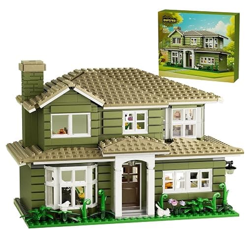 Modern House Building Set, Warm Family Comedy TV Sitcoms The Dunphy's House Building Set Compatible with Lego Gifts for Fans and Adults and Girls Aged 14+ (1176 PCS) - Image 1