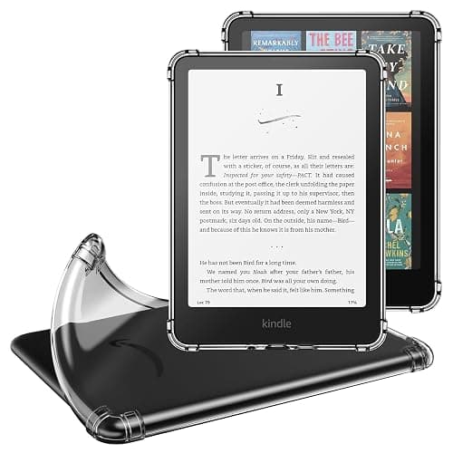 MoKo Hülle für 7" Kindle Paperwhite (12. Generation - 2024) und Kindle Colorsoft Signature Edition 2024, Ultradünne, Flexible, Transparente TPU-Schutzhülle, Klar - Image 1
