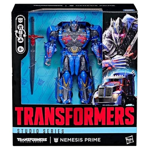 Transformers Studio Series The Last Knight Nemesis Prime, Leader Class 8.5-Inch Converting Action Figure, Robot Toys for Ages 8+ thumbnail 3