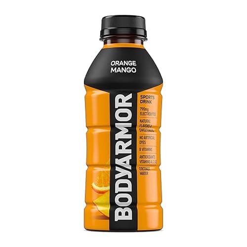 BODYARMOR Sports Drink Sports Beverage, Orange Mango, Coconut Water Hydration, Natural Flavors With Vitamins, Potassium-Packed Electrolytes, Perfect For Athletes, 16 Fl Oz (Pack of 12) - Orange Mango - 16 Ounce (Pack of 12) thumbnail 10