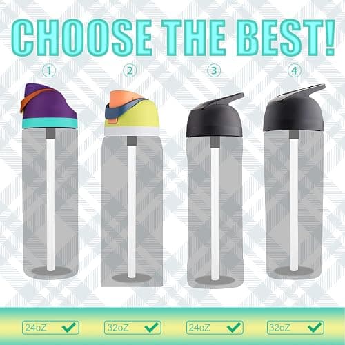 6PCS Replacement Straws for Owala Water Bottle 24 oz 32 oz Accessories | Reusable Plastic Straws with Cleaning Brush for Cup 24oz 32oz Travel Tumbler Parts for Sports Bottle (White) thumbnail 3