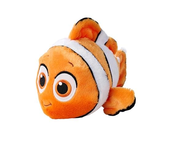 Simba Toys Disney Pixar Flufflets Nemo Peluche (25 cm) Poisson Clown Douillet du Monde de Nemo – Peluche Douce avec Palmes – pour Enfants à partir de 0 Ans - Image 1