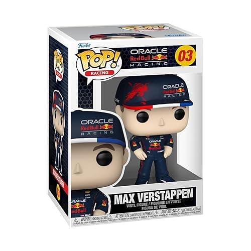 Funko Pop! Vinyl: Formula 1- Max Verstappen - Red Bull F1 - Figura in Vinile da Collezione - Idea Regalo - Merchandising Ufficiale - Giocattoli per Bambini e Adulti - Sports Fans - Tinta unita