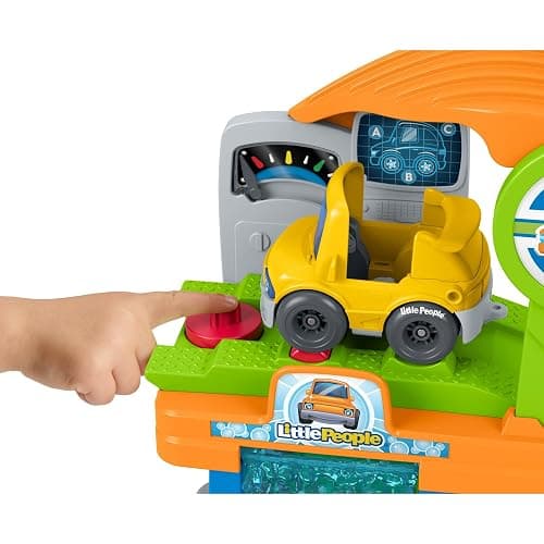 Fisher-Price Little People Fillin’ Fun Service Station Playset | 5 Play Pieces, Vehicle Pretend Play, Folds for Storage, Toddlers & Kids Ages 1+ Years thumbnail 4