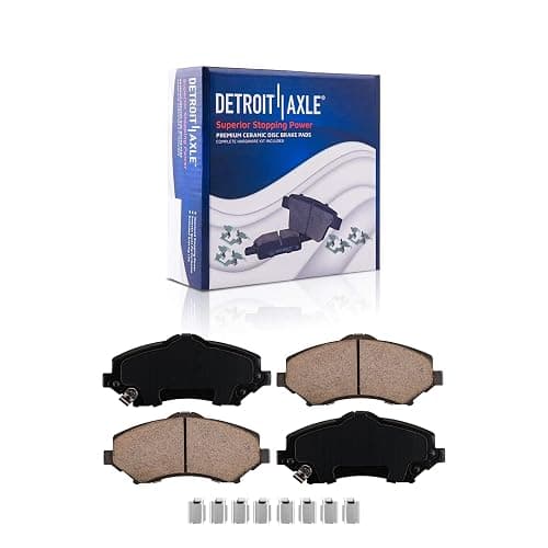 Detroit Axle - Brake Kit for 07-17 Jeep Wrangler Drilled Disc Brake Rotors 2007 2008 2009 2010 2011 2012 2013 2014 2015 2016 2017 Brakes Pads Replacement : 11.89" inch Front 12.44" inch Rear Rotors thumbnail 7