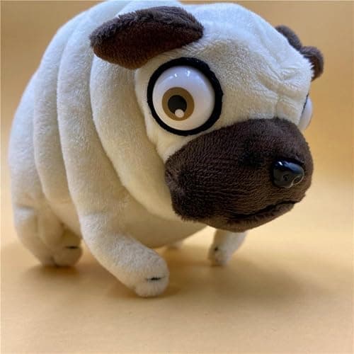 CWZY Hilarious Pug Stuffed Animal - 6" Funny Ugly Cute Pug Dog Plush Toy, Weirdo Stuffed Animal Pug Plushies for Kids Boys Adults Valentines Birthdays Gift… thumbnail 5