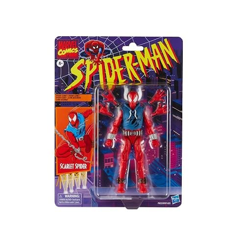Marvel Legends Series Scarlet Spider, Spider-Man Comics Collectible 6-Inch Action Figure thumbnail 2