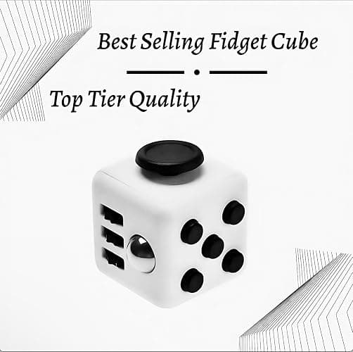 Generic Fidget Gadget Toy - Premium Quality Stress Relief Cube Toy for Adults and Kids - Improve Focus, Relieve Anxiety, and Increase Productivity - Durable and Portable Design, Small, Oreo thumbnail 3