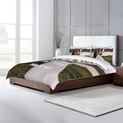 Custom Comforter Set Twin Personalized Duvet Cover with Picture Text Logo Comforter Set with 2 Pillowcases (68''x86''/173x218cm) Black thumbnail 3