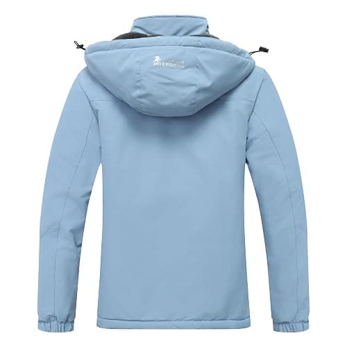 MOERDENG Women's Waterproof Ski Jacket Warm Winter Snow Coat Mountain Windbreaker Hooded Raincoat Jacket thumbnail 2