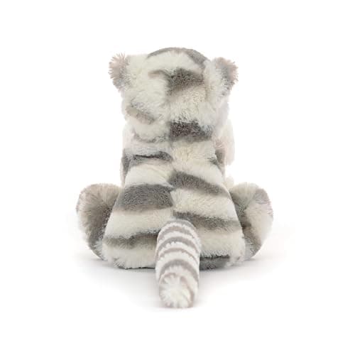 Jellycat Bashful Snow Tiger Soother Stuffed Animal, 13.5 inches- Security Blanket & Lovey for Babies - Baby Gift - Snow Tiger thumbnail 5