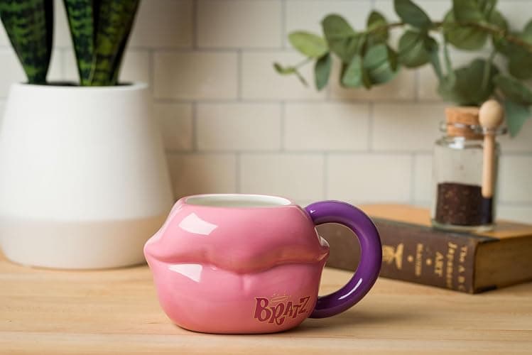 Silver Buffalo Bratz Lips Ceramic 3D Sculpted Mug, 20 Ounces thumbnail 2