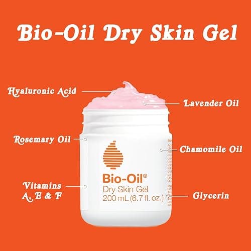 Bio-Oil Dry Skin Gel, Face and Body Moisturizer, Fast Absorbing Hydration, with Soothing Emollients and Vitamin B3, Non-Comedogenic, 6.7 Oz thumbnail 6