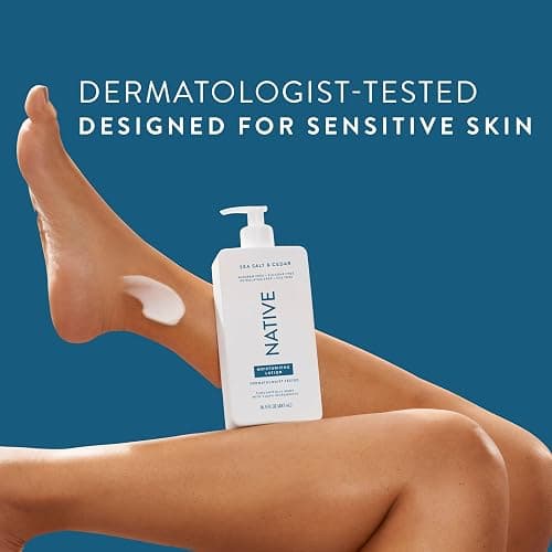 Native Body Lotion Contains Naturally Derived Plant-Based Moisturizers for Women and Men | Restores Dry Skin, Sea Salt & Cedar, 16.5 fl oz thumbnail 7