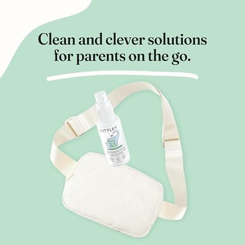 Think Smarter Products Littley Pacifier & Teether Cleaner with Hypochlorous Acid, Non-Toxic & Alcohol-Free, Gentle Formula for Cleaning Baby & Toddler Essentials, 8oz Spray Bottle thumbnail 9