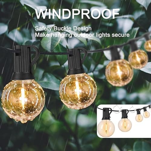 ADIIL 20 PCS Q Hanger Hooks with Safety Buckle, Windproof Screw Hooks for Hanging Outdoor String Lights, Plants, Christmas Patio Lights, 2.2 Inches, White thumbnail 4