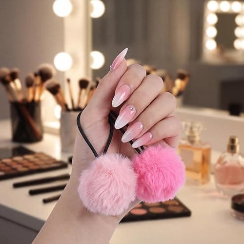 Pom Pom Hair Ties 16 Pcs Hair Ties for Girls Ball Scrunchies Hair Accessories for Women(2 inch,Multi-color) thumbnail 6