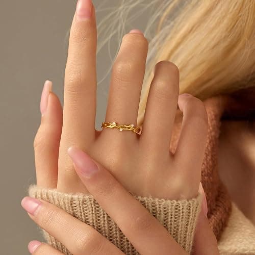 Vintage Twig Ring (Gold) thumbnail 4