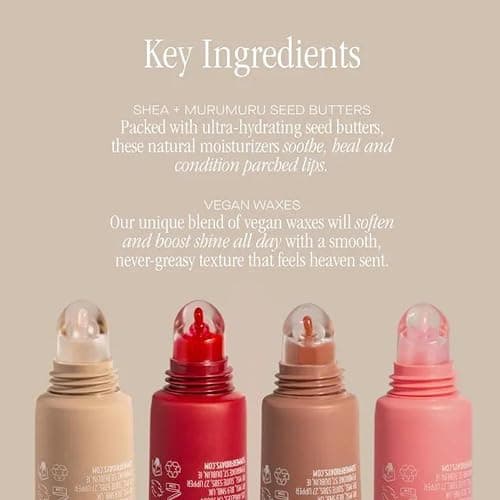 Summer Fridays Tinted Lip Butter Balm - Conditioning Vegan Lip Balm for Instant Moisture, Shine & Hydration - Sheer-Tinted, Soothing Skincare - Pink Sugar (.5 Oz) - Pink Sugar thumbnail 6