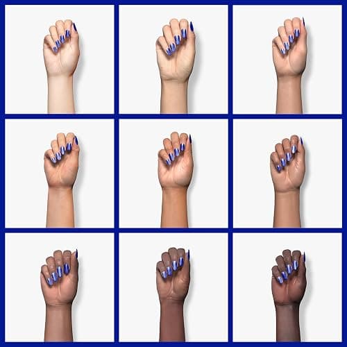ILNP Midnight Kiss - Rich Cobalt Blue Shimmer Nail Polish thumbnail 4