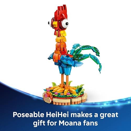LEGO Disney Moana 2 Heihei - Building Toy for Kids, Girls & Boys, Ages 9+ - Gift for Birthdays - Moana & Disney Toy for Fans - 43272 thumbnail 3