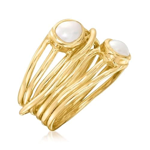 Ross-Simons Gemstone Highway Ring in 18kt Gold Over Sterling thumbnail 3