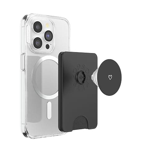 Digital Art Heart Design Cute Heart Love Minimalist PopSockets PopWallet for MagSafe thumbnail 3