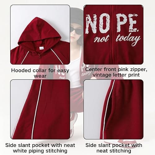 7-14 Years Girls Clothes 3 Piece Sweatshirt Cami Top Pants Outfits for Teen | Letter pattern, Wide-leg pants, 3 Piece set thumbnail 8