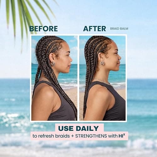 The Beachwaver Co. Braid Balm Pre-Braid Prep - Full Size (4 Fl Oz) | Frizz-Taming Primer Foam | Strengthen and Reduce Flyaways w/HiX Vegan Bond Multipliers - For All Hair Types | Bondi Beach Day thumbnail 12