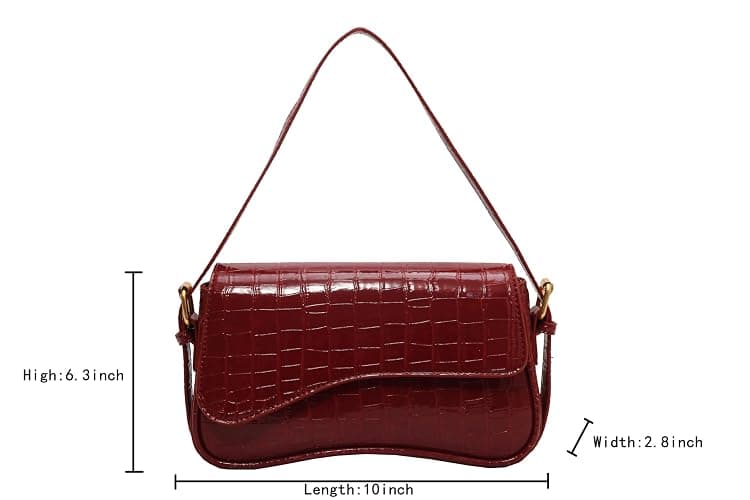 PU Leather Tote Bag for Women with 2 Removable Straps and Zipper Closure thumbnail 4